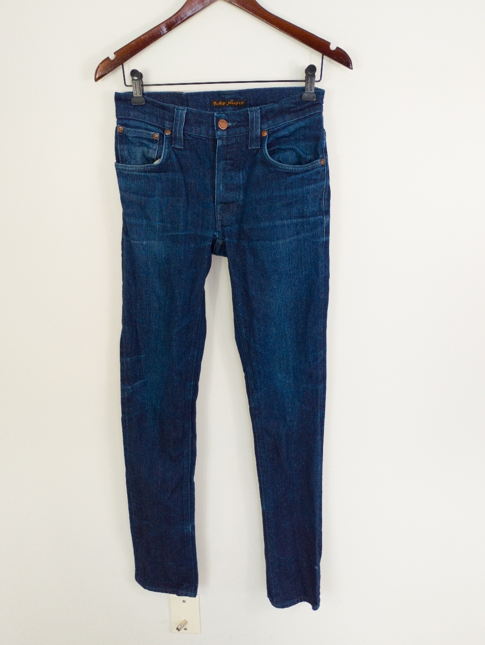 Nudie Jeans Co Grim Tim Org Dry Indigo Men's Slim Straight Jeans 29